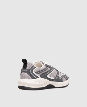 Trussardi Gray combination sneakers N069S001003NMNS10L76