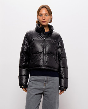 Twinset Black quilted jacket 262TP2642