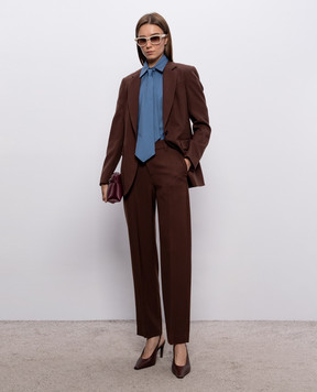 Brunello Cucinelli Brown wool jacket MG5537723P