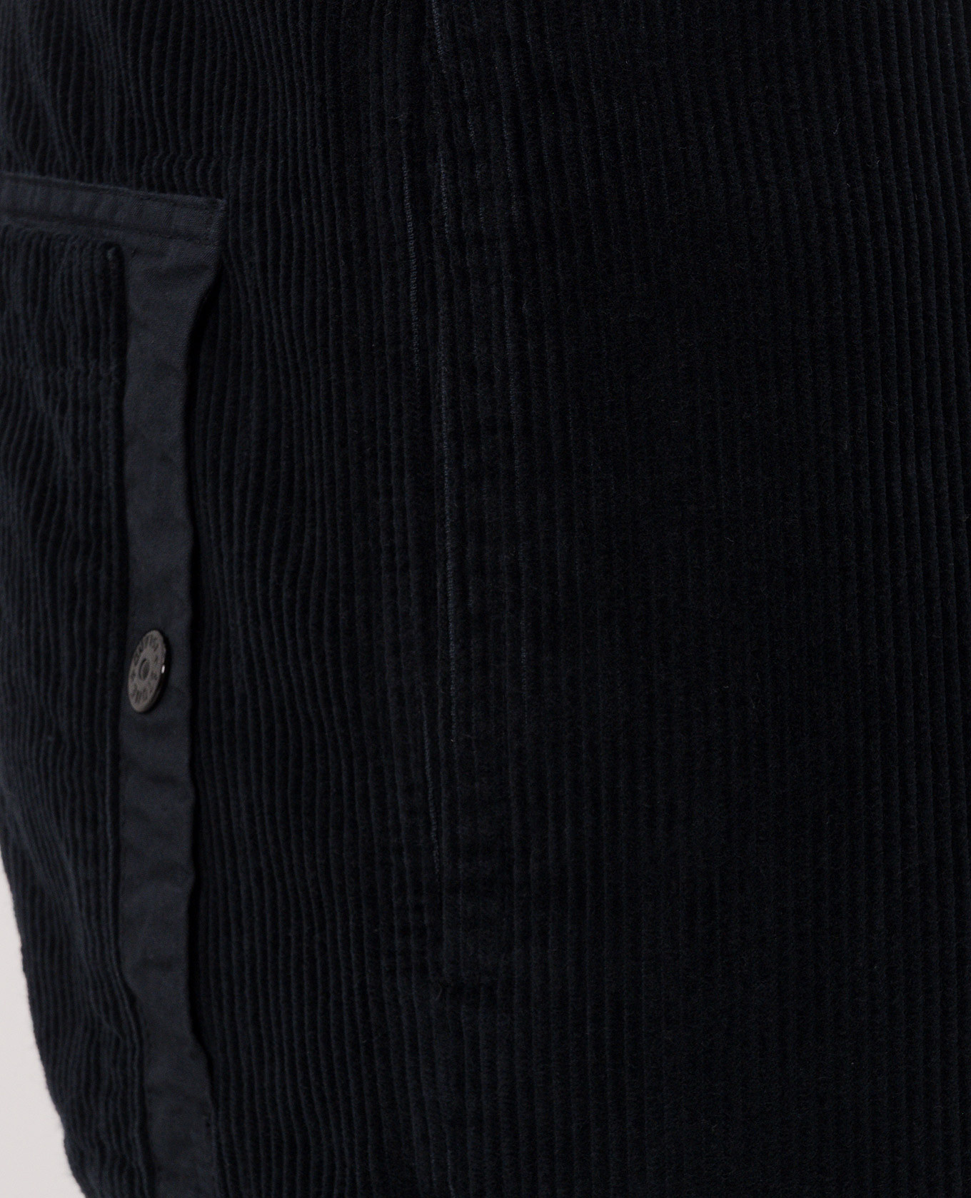 Blue corduroy pants with logo patch Stone Island 5