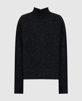 Peserico Black wool golf with lurex E99008F1409771