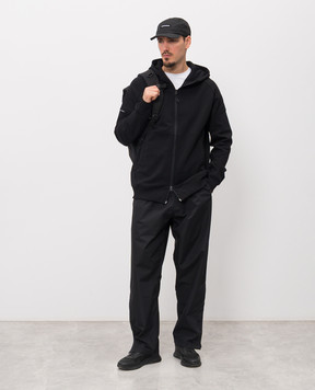 Riotdivision Black Parabolized sports jacket with logo RDPRBLZDZHGEN1