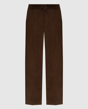 Ami Paris Brown corduroy pants HTR925CO0089