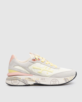 Premiata Yellow Moerund combination sneakers MOERUND8081