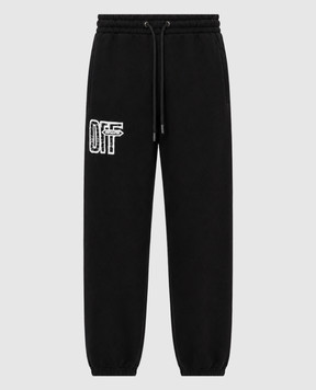 Off-White Black sweatpants with OFF print 44MCH057F26F003