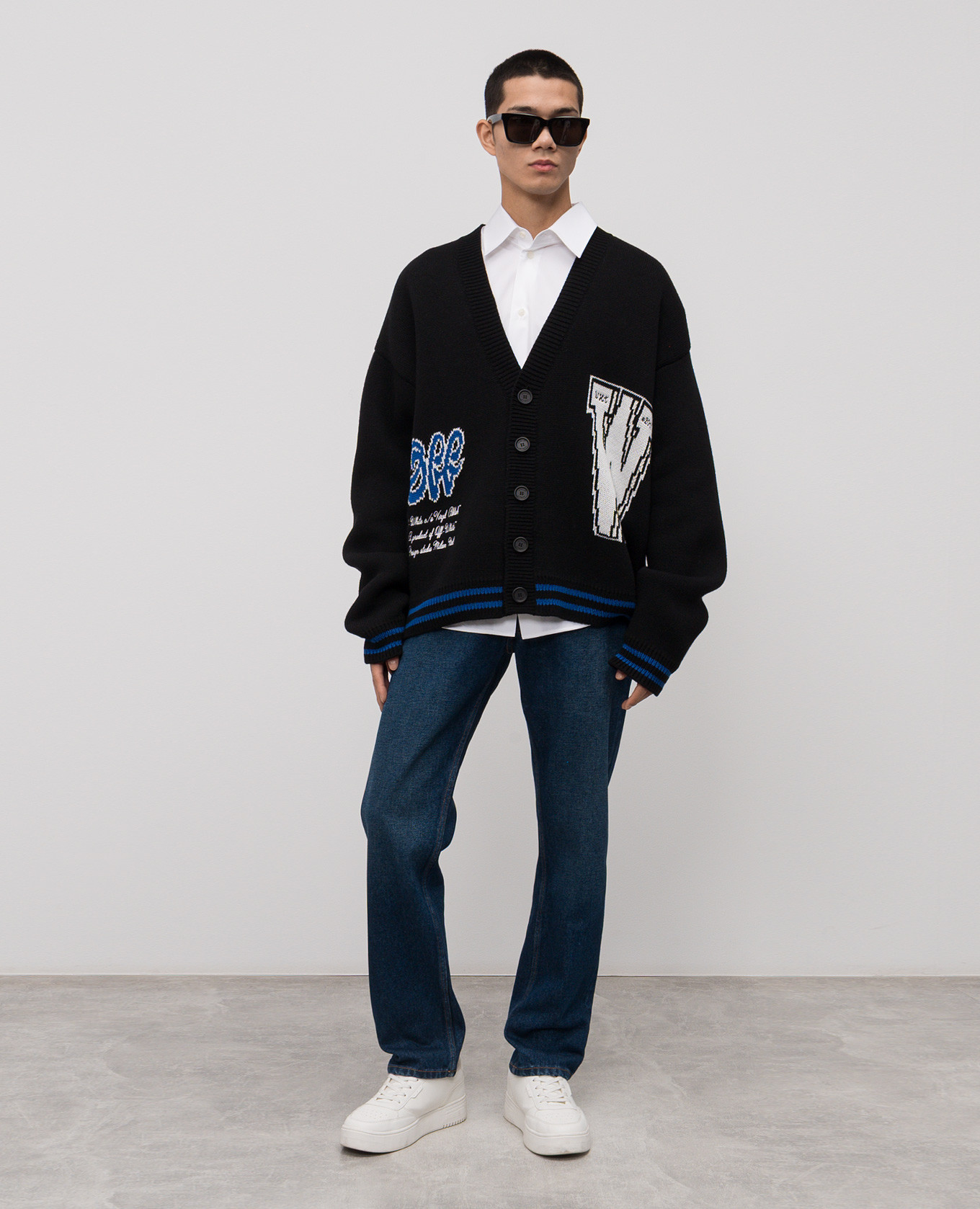 

Black cardigan with wool Off-White