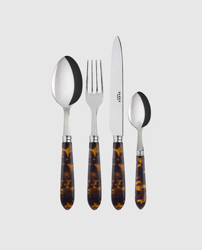 Sabre Paris Tortue Brown Cutlery Set FAUXTORTOISEMISCEL24pz