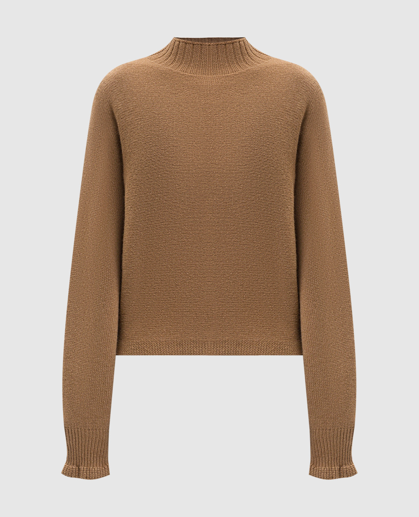 

Brown sweater with wool and cashmere Twinset