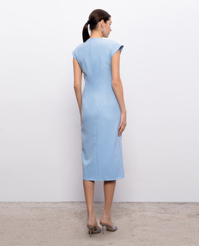 Nissa Blue sheath dress RZ16446