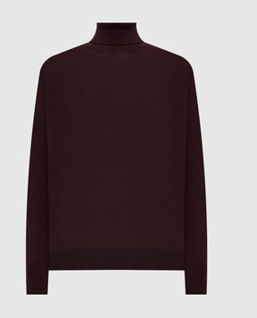 Peserico Burgundy wool golf S99505F14K09770