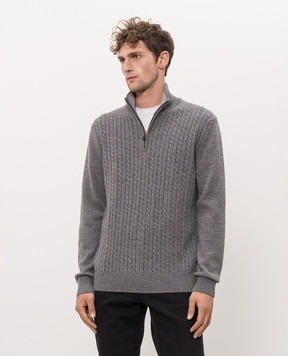 Castangia dal 1850 Gray wool and cashmere sweater BTMOD7
