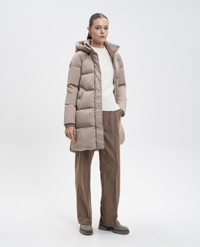 Woolrich Beige Kelly down jacket CFWWOU2088FRUT1148