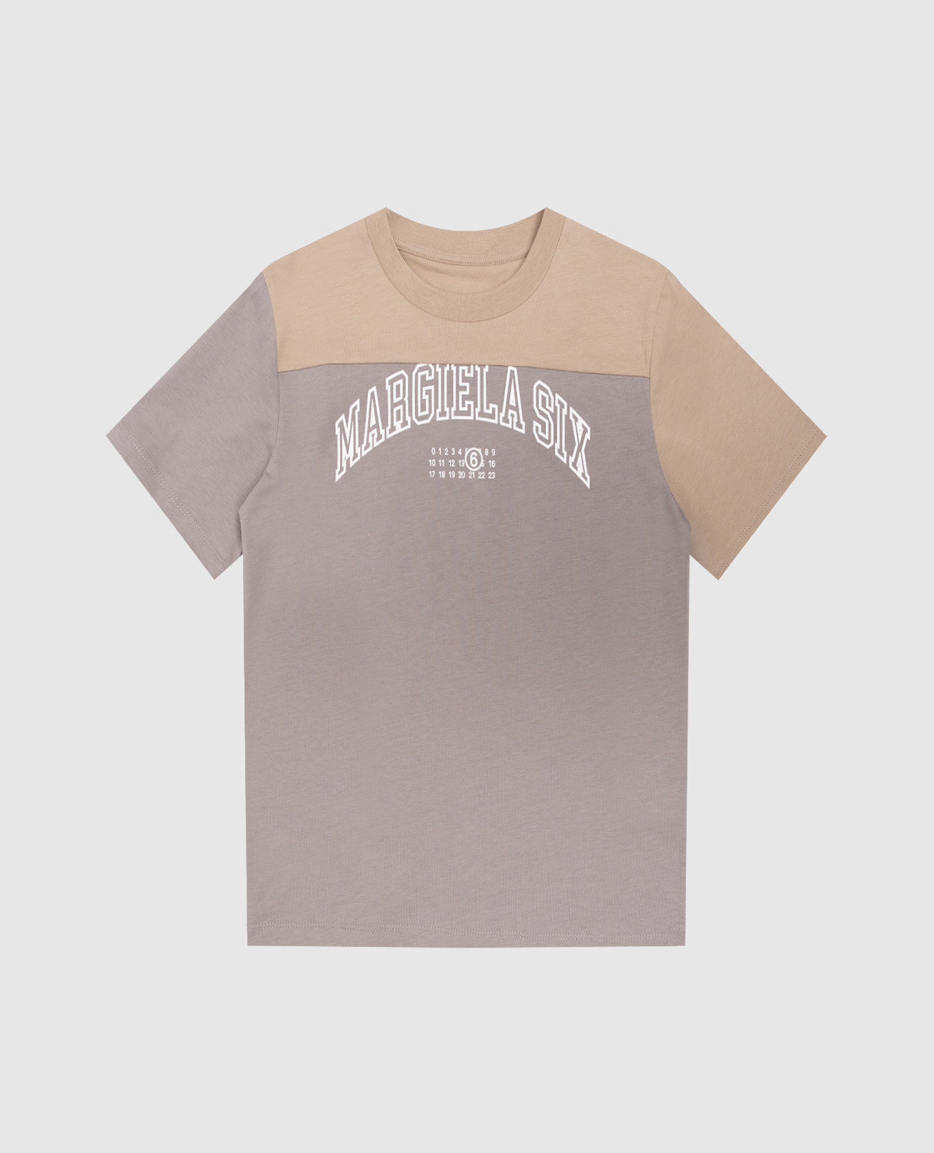 

Children's gray T-shirt with logo print Maison Margiela MM6, Grey