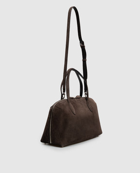 Toteme Brown suede tote bag 254WAL0110LE0004