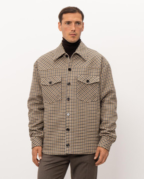 Dolce&Gabbana Beige wool shirt jacket G9CKYTFM2HQ
