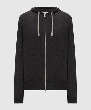 Grey cashmere sports jacket