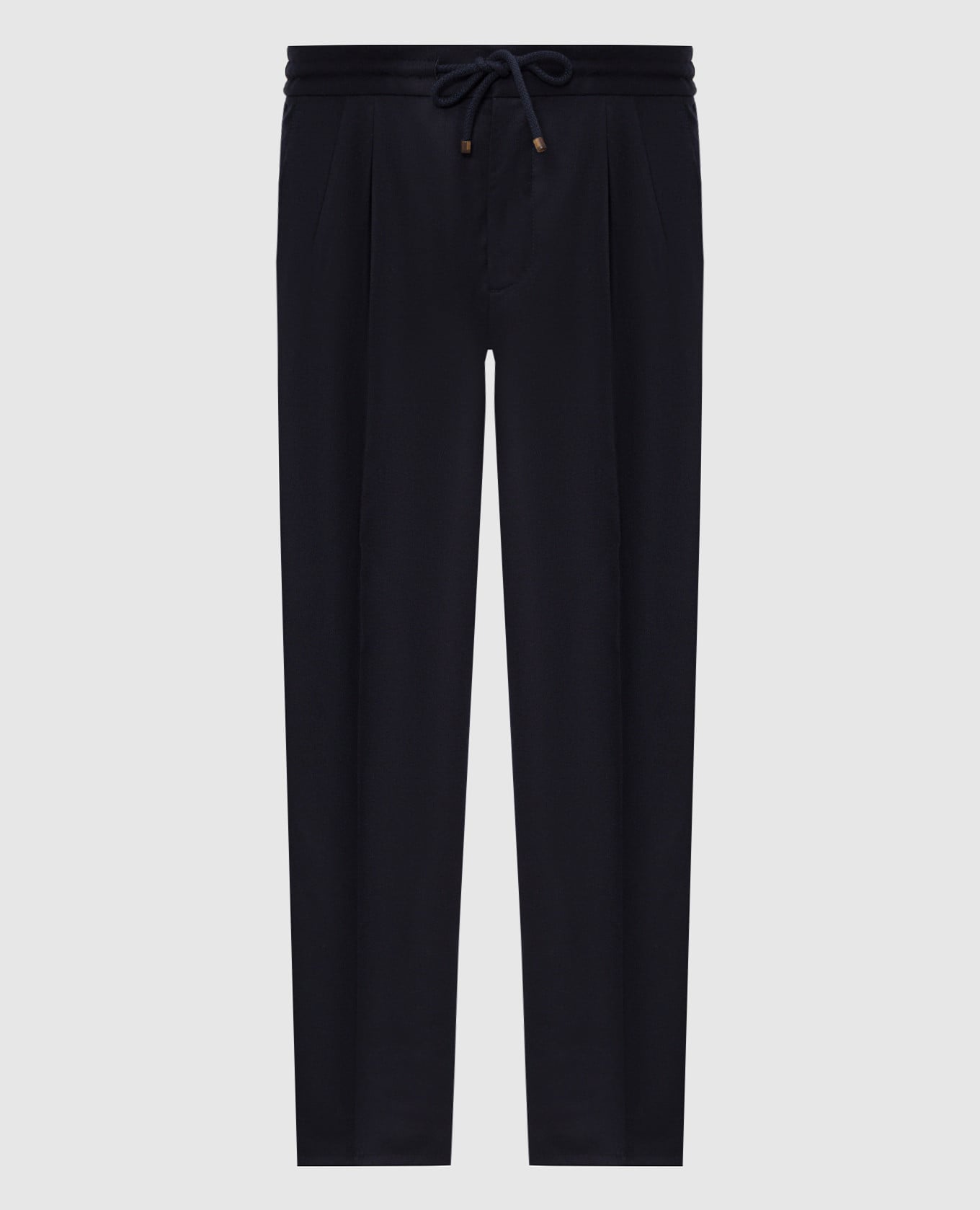 Blue wool pants