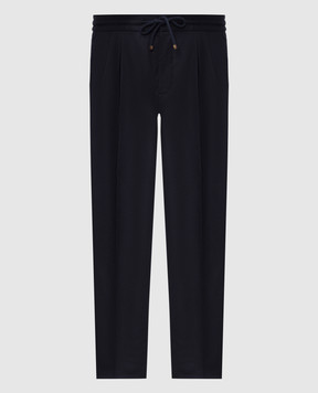 Brunello Cucinelli Blue wool pants ME226E1710