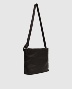 Ann Demeulemeester Runa black leather bag with vintage effect B0012628LT137