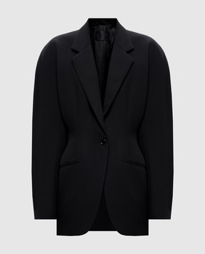Thierry Mugler Black wool jacket COM1VE04801019