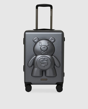 Sprayground MONEYBEAR children's gray suitcase 910CL299NSZ