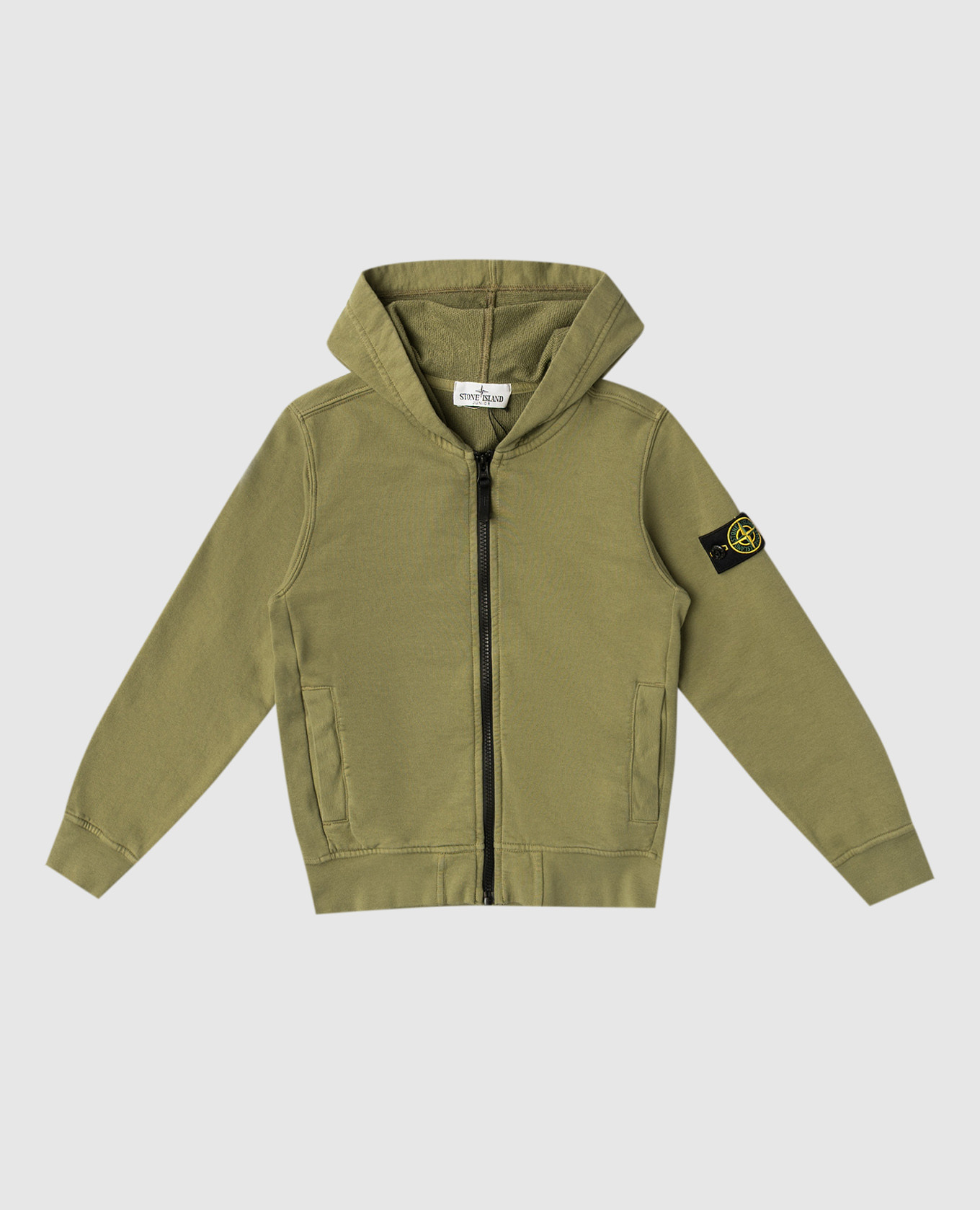 

Children's green sports jacket with logo Stone Island