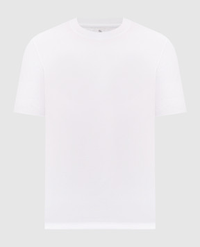 Brunello Cucinelli White straight-cut T-shirt M0B131308