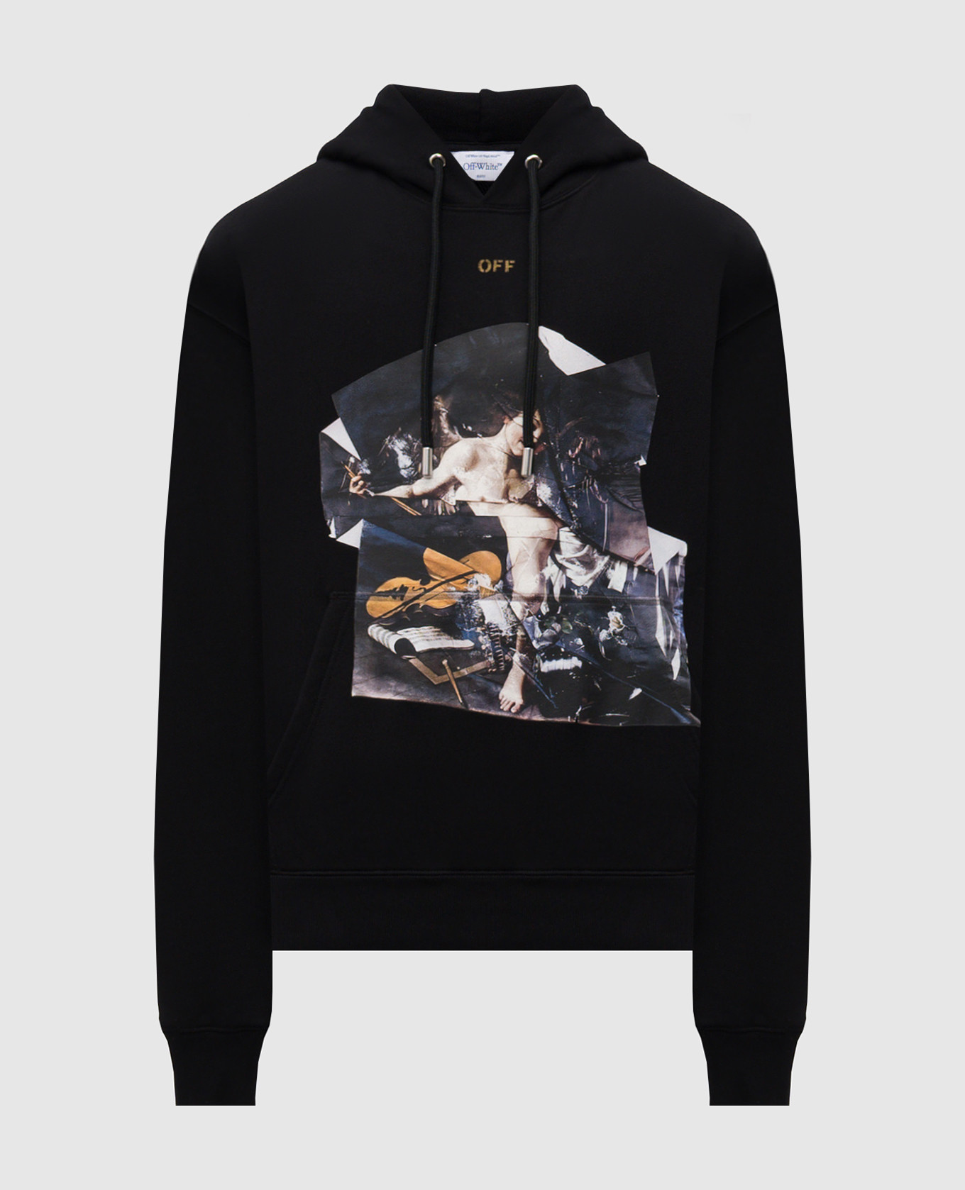 

Black Cupid Paper Hoodie Off-White