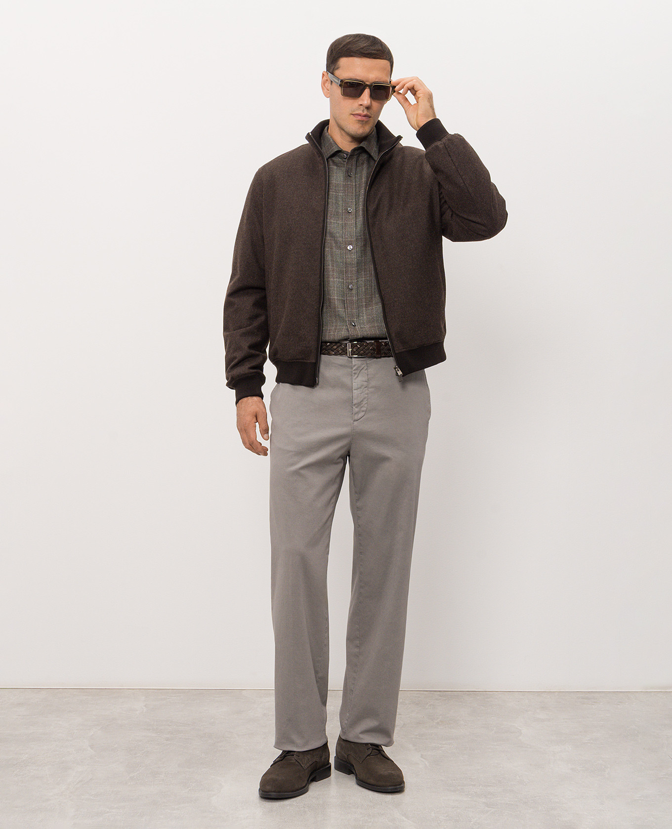 Brown cashmere jacket Agnona 2