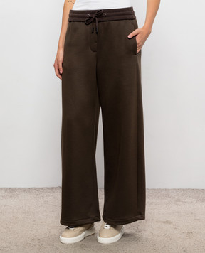 Peserico Brown sweatpants P04461J0A5071