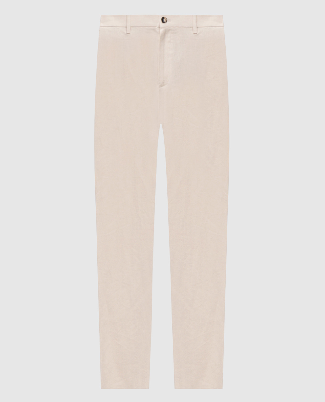 Beige linen pants