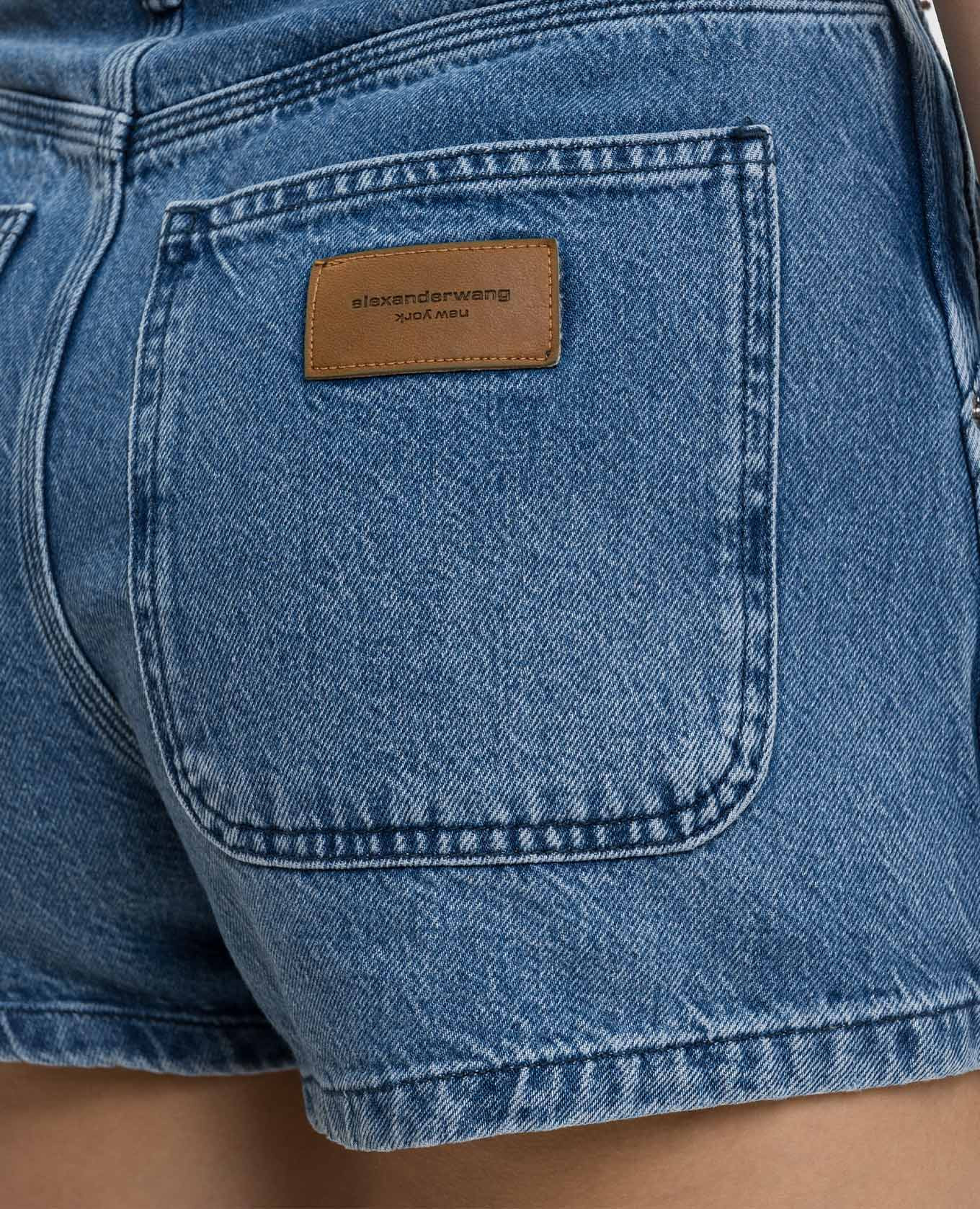 

Blue denim skirt-shorts Alexander Wang