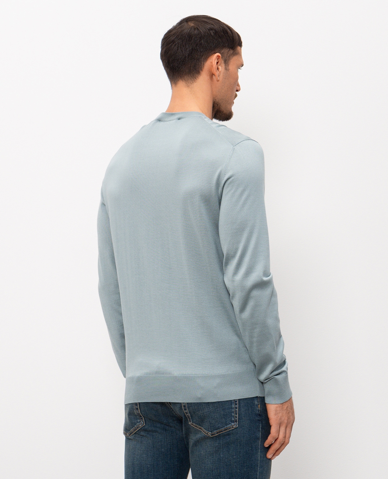 Blue silk jumper Dolce&Gabbana 4