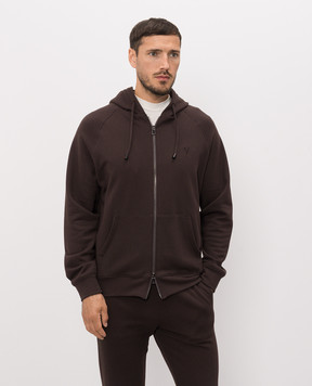 ISAIA Brown cashmere sports jacket MFRI41J0420