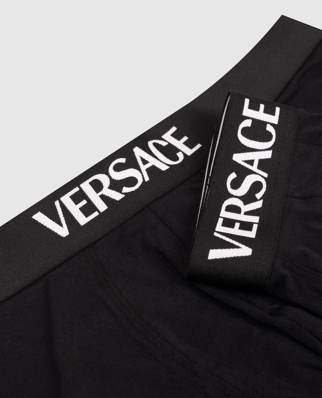 

Set of black boxer shorts Versace