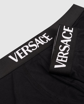 Versace Set of black boxer shorts 10209851A14783