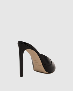 Jimmy Choo Brigitte black patent leather mules BRIGITTEMULE100PAT