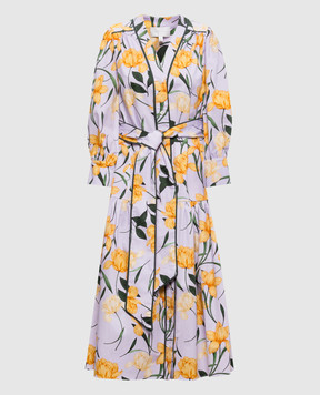 Christy Lynn Layla purple floral print dress CLD149F80