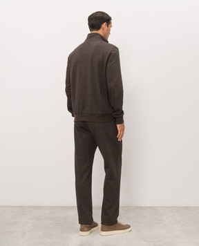 CAPOBIANCO Brown patterned tracksuit 21M450GA0021M735GAR0