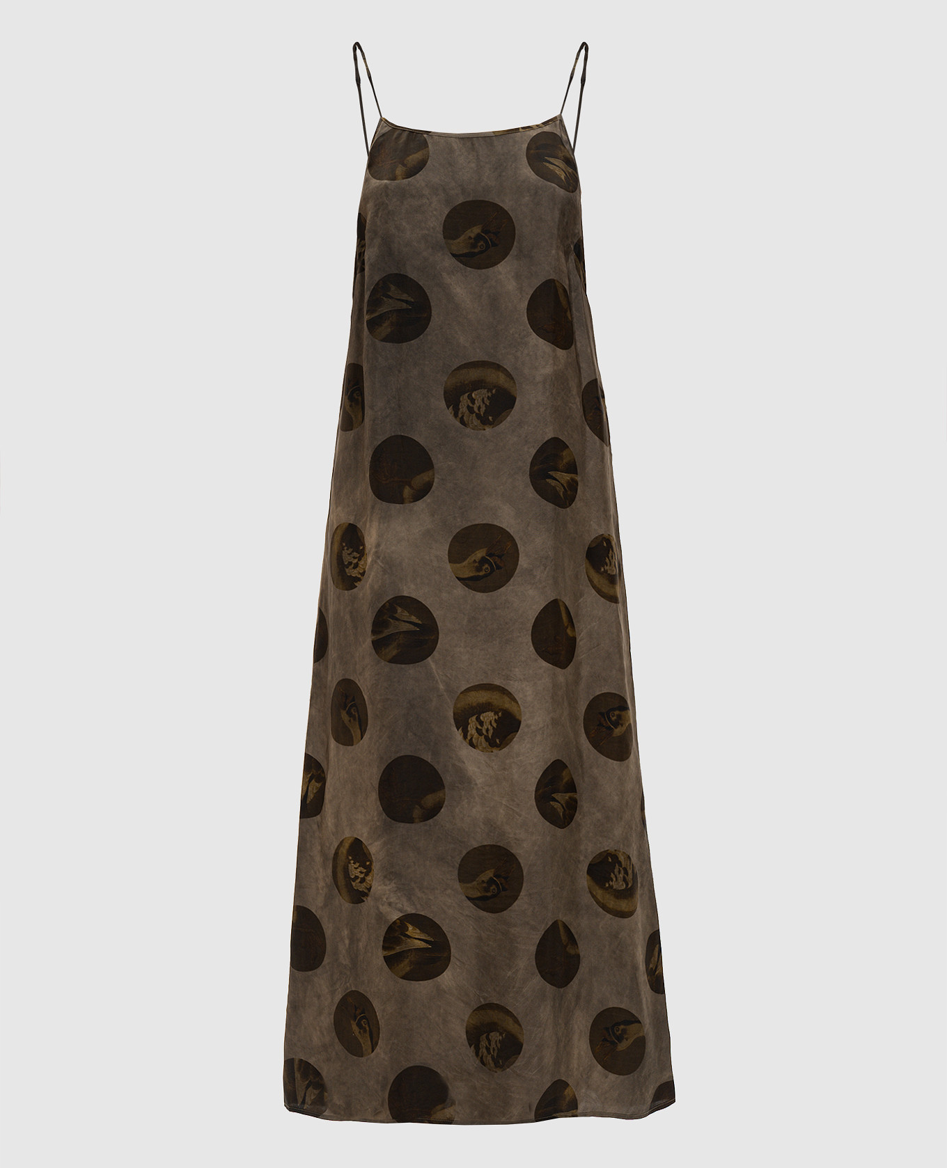 

Anaya brown polka dot dress UMA WANG