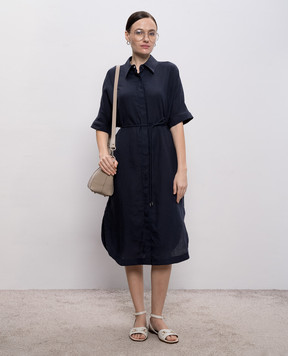 MooRER Blue shirt dress LINAI LINAIGLX