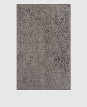 Hamam Pera Woven Grey Bathroom Mat PERAORGANICBATHRUG