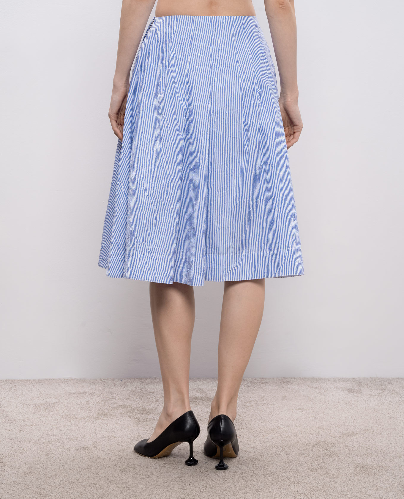 Blue striped midi skirt Juun.j 4