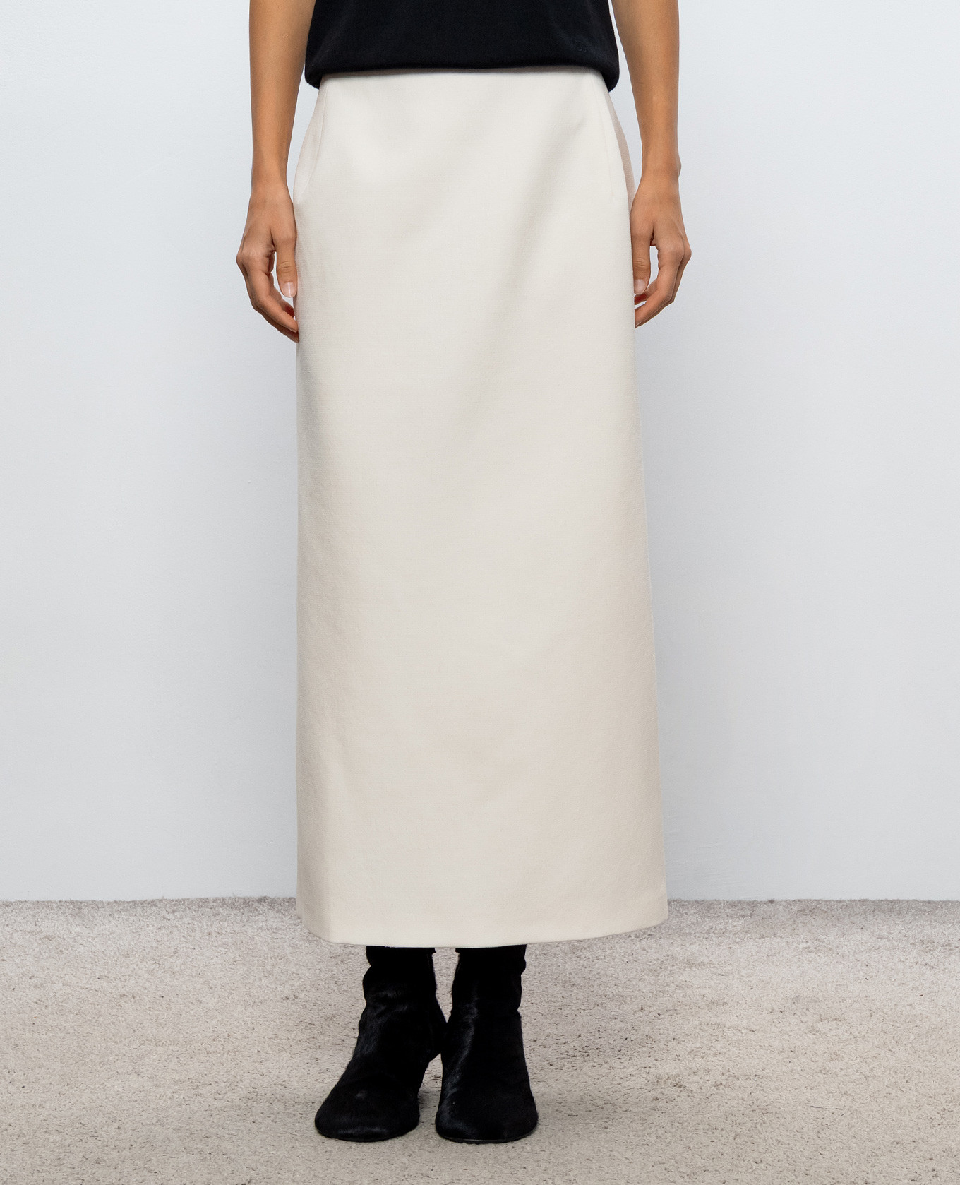 Ivory wool skirt Magda Butrym 3