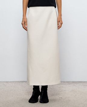 Magda Butrym Ivory wool skirt SKIRT01222926