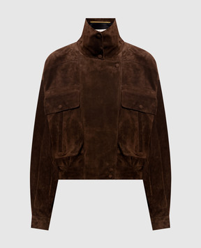 Saint Laurent Brown suede jacket 785562YC2AY