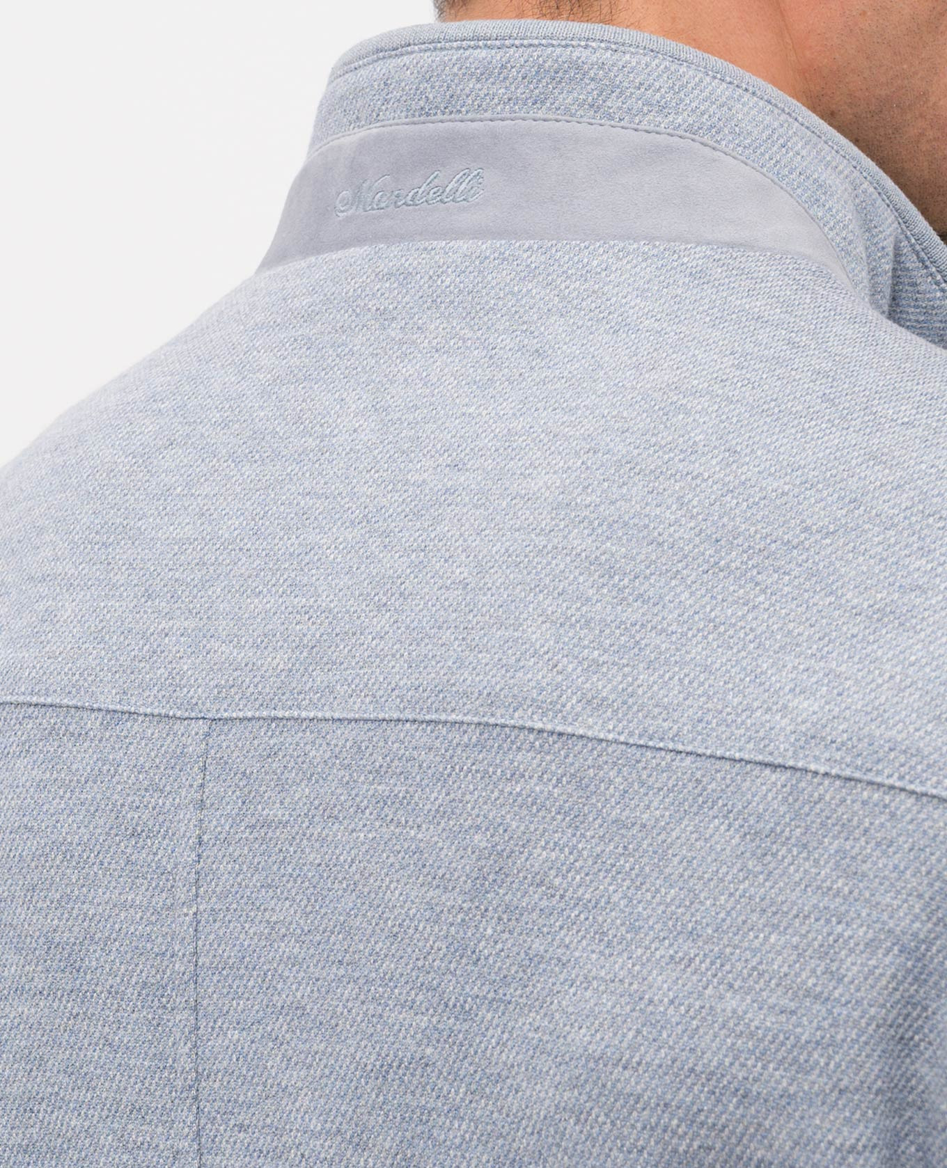 

Blue jacket with wool Enrico Mandelli, Light blue