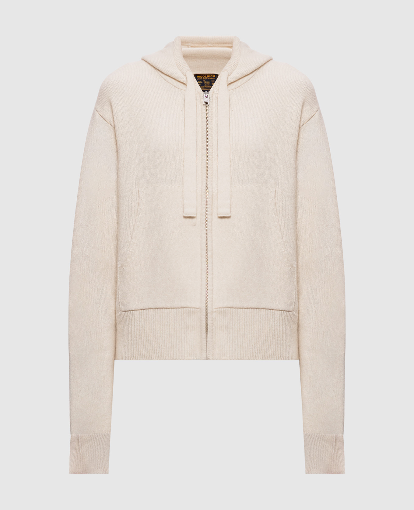Beige sports jacket with wool