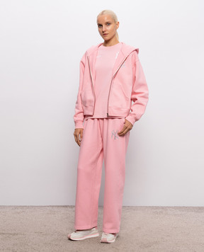 Sporty & Rich Yankees Arch Pink T-Shirt TO1191818695PL151