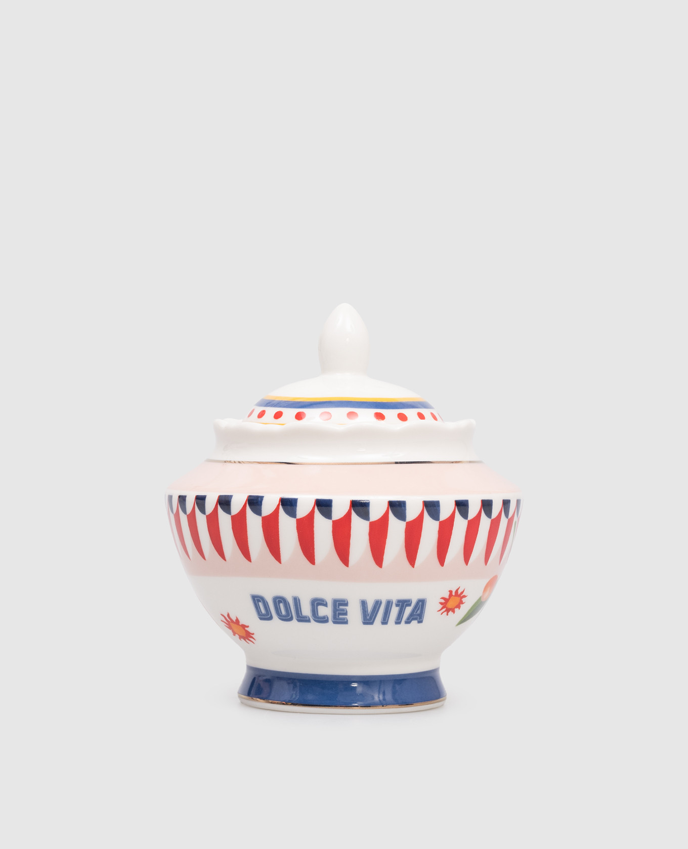

White porcelain sugar bowl Dolce Vita Baci Milano